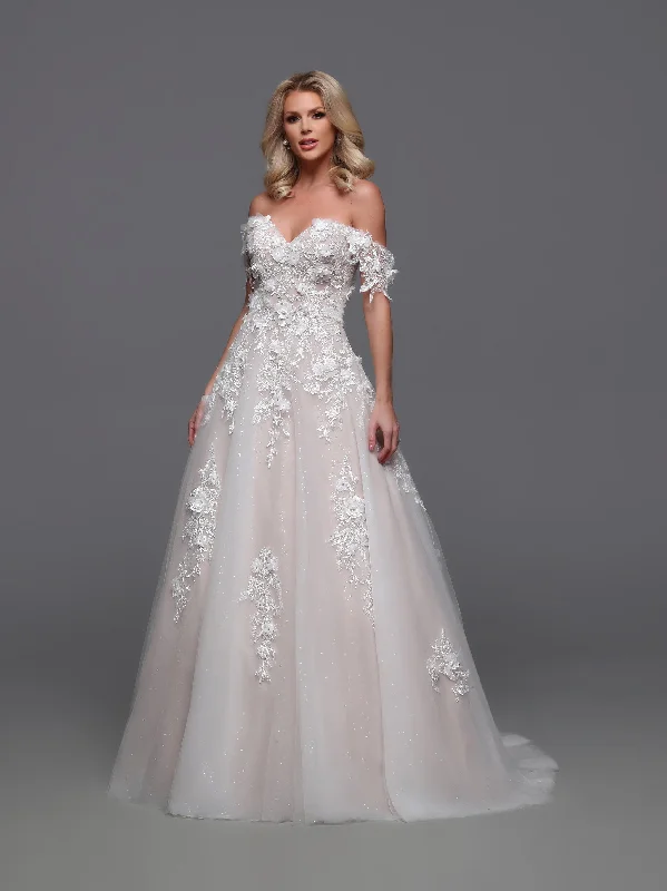 Davinci 50883 Size 18 Ivory A Line Lace Wedding Dress Detachable off shoulder sleeve corset bridal gown Davinci 50883 Size 18 Ivory A Line Lace Wedding Dress Detachable off shoulder sleeve corset bridal gown