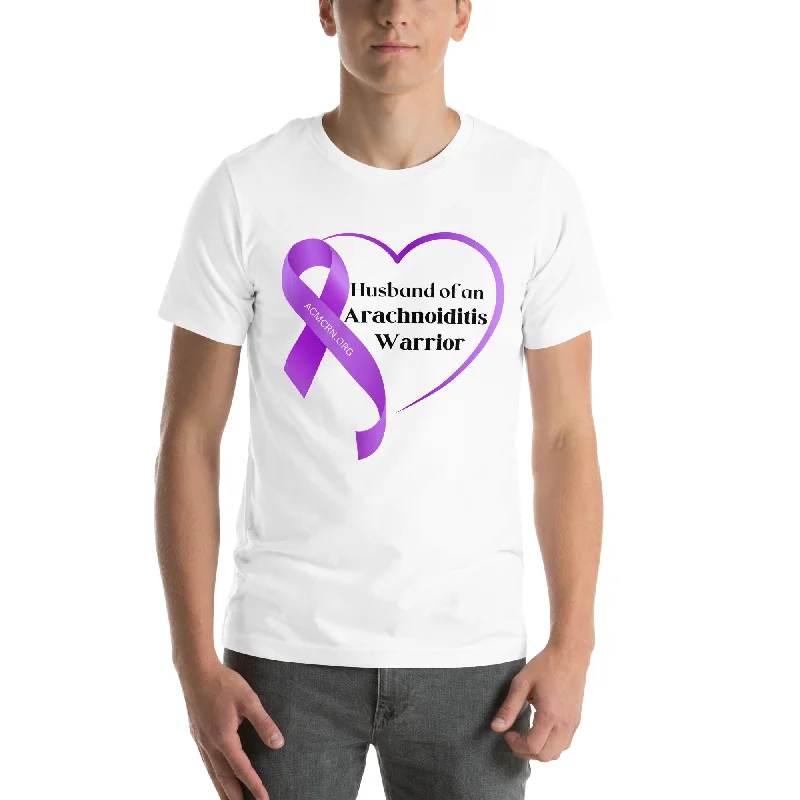 Husband of an Arachnoiditis Warrior Unisex t-shirt